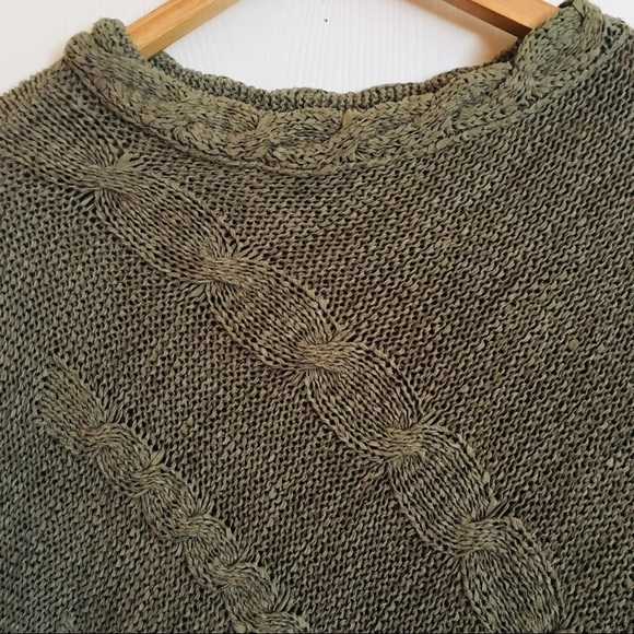 August Silk Fringe Poncho - Picture 3 of 4